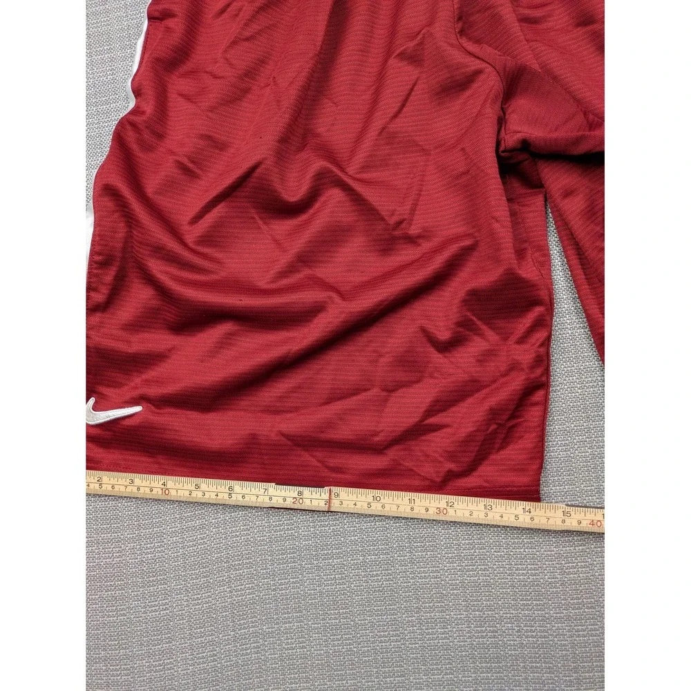 Oklahoma Sooners Shorts Mens XL Red NCAA Basketball Nike Elite Polyester